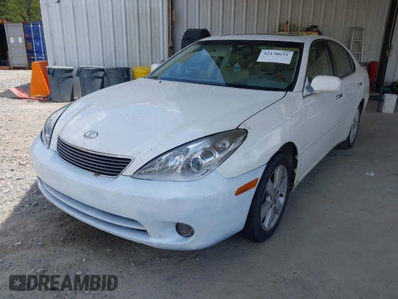 2005 Lexus ES 350 with VIN JTHBA30G955137144, listed as a IAAI auction lot 42170631 with 268,835 mi miles and . Bid and sale history available at DreamBid. Image 2.