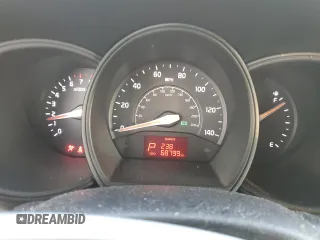 2013 Kia Rio LX with VIN KNADM5A38D6232986, listed as a Copart auction lot 50928325 with 68,799 mi miles and Salvage Title. Bid and sale history available at DreamBid. Image 9.