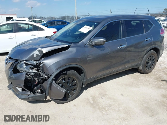 2015 Nissan Rogue S with VIN KNMAT2MVXFP527878, listed as a IAAI auction lot 41864389 with 87,305 mi miles and . Bid and sale history available at DreamBid. Image 2.