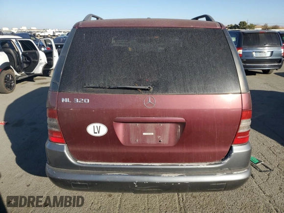 1999 Mercedes-Benz M-Class with VIN 4JGAB54E4XA101754, listed as a Copart auction lot 77903984 with 187,810 mi miles and Salvage Title. Bid and sale history available at carsss.com. Image 6.