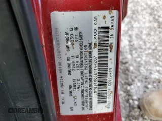 2014 Mazda 6 i Touring with VIN JM1GJ1V65E1144207, listed as a Copart auction lot 47809125 with 176,009 mi miles and Salvage Title. Bid and sale history available at carsss.com. Image 15.