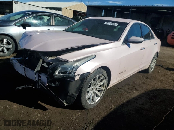 2014 Cadillac CTS Sedan RWD with VIN 1G6AP5SX2E0141511, listed as a Copart auction lot 85970664 with 157,412 mi miles and Salvage Title. Bid and sale history available at carsss.com. Image 1.