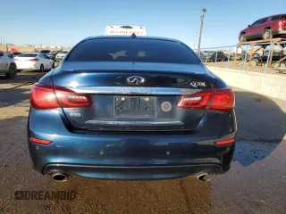 2015 Infiniti Q70 z VIN JN1BY1PR6FM830997, wystawiony jako Copart lot #41895875 z przebiegiem 203 061 mil mil oraz Szkoda całkowita • Salvage title. Historia ofert i sprzedaży dostępna na DreamBid. Obrazek 6.