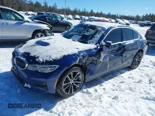 2019 BMW 3 Series 330i xDrive with VIN WBA5R7C59KAJ82495, listed as a IAAI auction lot 41597332 with 79,192 mi miles. Bid and sale history available at carsss.com. Image 18.