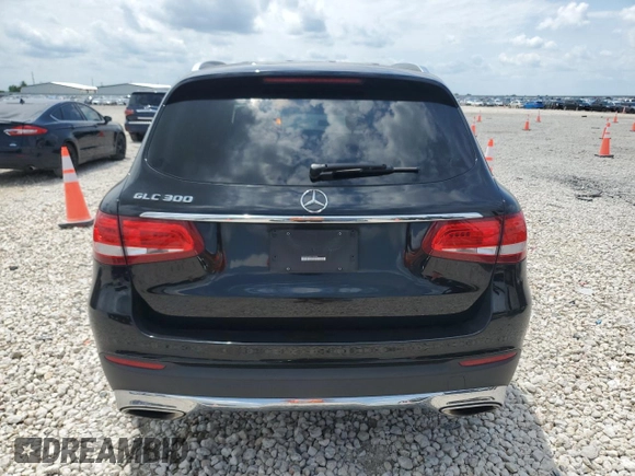2019 Mercedes-Benz GLC 300 with VIN WDC0G4JBXKV144495, listed as a Copart auction lot 56425665 with 41,687 mi miles and Salvage title. Bid and sale history available at DreamBid. Image 6.