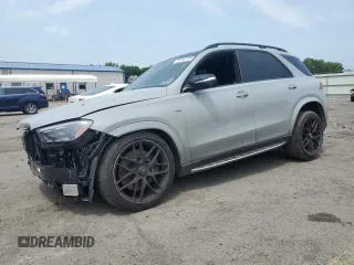 2024 Mercedes-Benz GLE 53 AMG with VIN 4JGFB6BB6RB089656, listed as a Copart auction lot 59180135 with 19,090 mi miles and Salvage title. Bid and sale history available at DreamBid. Image 1.