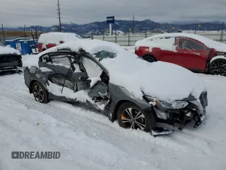 2022 Nissan Sentra SV with VIN 3N1AB8CV3NY202612, listed as a Copart auction lot 46449145 with Not Provided miles and Salvage Title. Bid and sale history available at DreamBid. Image 4.