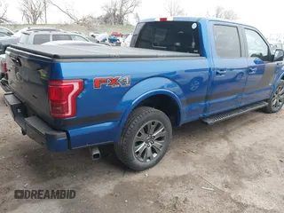 2017 Ford F-150 XL with VIN 1FTFW1EG9HFB81208, listed as a IAAI auction lot 41938462 with 107,121 mi miles. Bid and sale history available at carsss.com. Image 4.
