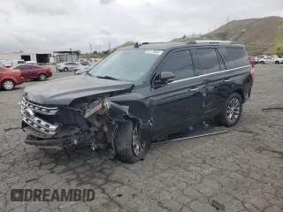 2018 Ford Expedition Limited with VIN 1FMJU1KT2JEA16240, listed as a Copart auction lot 53175065 with 82,645 mi miles and Salvage Title. Bid and sale history available at carsss.com. Image 1.