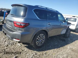 2022 Nissan Armada SL with VIN JN8AY2BD4N9676693, listed as a Copart auction lot 88497815 with 65,351 mi miles and Salvage Title. Bid and sale history available at carsss.com. Image 3.