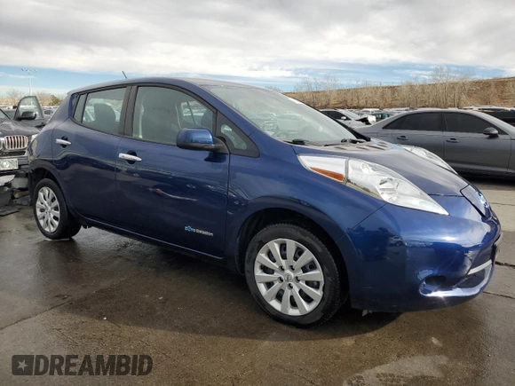 2016 Nissan LEAF SL with VIN 1N4BZ0CP8GC313075, listed as a Copart auction lot 86645824 with 38,002 mi miles and Salvage Title. Bid and sale history available at carsss.com. Image 4.