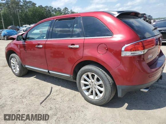 2014 Lincoln MKX with VIN 2LMDJ6JK4EBL11633, listed as a Copart auction lot 53401015 with 155,006 mi miles and Salvage Title. Bid and sale history available at carsss.com. Image 2.