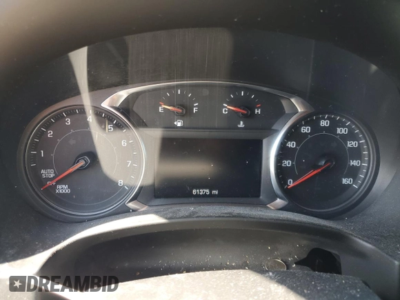 2022 GMC Terrain SLE with VIN 3GKALMEV6NL203500, listed as a Copart auction lot 62190195 with 61,375 mi miles and Salvage title. Bid and sale history available at DreamBid. Image 9.
