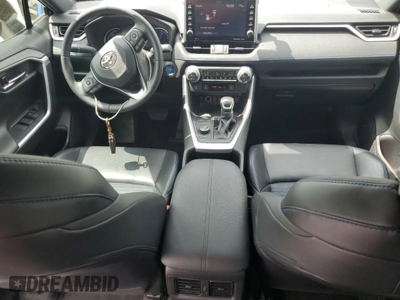2022 Toyota RAV4 Hybrid XSE with VIN 2T3E6RFVXNW031612, listed as a Copart auction lot 60544055 with 99,831 mi miles and Salvage title. Bid and sale history available at DreamBid. Image 8.
