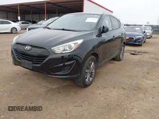 2015 Hyundai Tucson GLS with VIN KM8JT3AF6FU086041, listed as a IAAI auction lot 41521417 with 120,754 mi miles and . Bid and sale history available at DreamBid. Image 2.