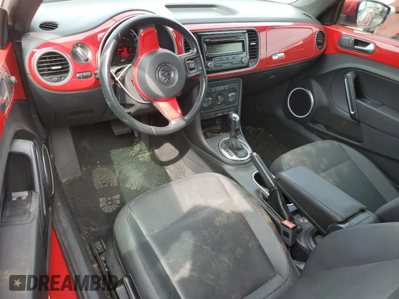 2013 Volkswagen Beetle 2.5L with VIN 3VWJP7AT3DM675021, listed as a Copart auction lot 50808805 with 107,156 mi miles and Salvage Title. Bid and sale history available at DreamBid. Image 8.