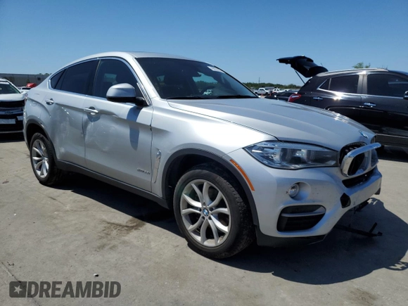 2016 BMW X6 xDrive35i with VIN 5UXKU2C56G0N83750, listed as a Copart auction lot 49053393 with 123,914 mi miles. Bid and sale history available at carsss.com. Image 4.