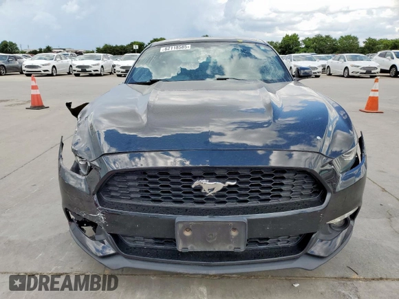 2015 Ford Mustang EcoBoost with VIN 1FA6P8TH8F5408060, listed as a Copart auction lot 62118585 with 76,913 mi miles and Salvage title. Bid and sale history available at DreamBid. Image 5.