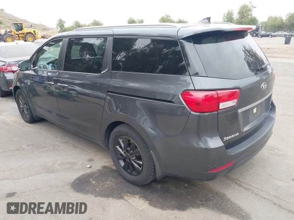 2016 Kia Sedona LX with VIN KNDMB5C11G6200986, listed as a IAAI auction lot 42047368 with 121,376 mi miles. Bid and sale history available at carsss.com. Image 3.