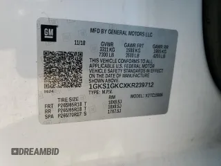 2019 GMC Yukon XL SLT with VIN 1GKS1GKCXKR239712, listed as a Copart auction lot 74721584 with 143,690 mi miles and Salvage Title. Bid and sale history available at carsss.com. Image 15.