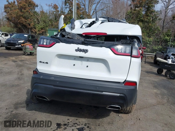 2021 Jeep Cherokee Latitude Lux with VIN 1C4PJMMX6MD148808, listed as a IAAI auction lot 41840146 with 34,155 mi miles and . Bid and sale history available at carsss.com. Image 16.