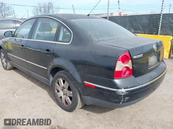 2005 Volkswagen Passat GLS with VIN WVWAD63B95P043100, listed as a IAAI auction lot 41576878 with 138,555 mi miles and . Bid and sale history available at DreamBid. Image 3.