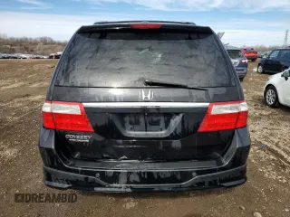 2006 Honda Odyssey TOURING with VIN 5FNRL38876B069580, listed as a Copart auction lot 47359635 with 206,372 mi miles and Salvage Title. Bid and sale history available at carsss.com. Image 6.