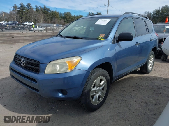 2008 Toyota RAV4 with VIN JTMBD33V685187619, listed as a IAAI auction lot 41770425 with 185,353 mi miles. Bid and sale history available at carsss.com. Image 2.