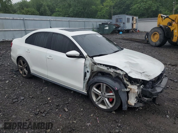 2017 Volkswagen Jetta GLI with VIN 3VW4T7AJ6HM342390, listed as a Copart auction lot 60408825 with 124,050 mi miles and Salvage title. Bid and sale history available at DreamBid. Image 4.