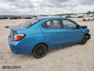 2022 Mitsubishi Mirage G4 ES with VIN ML32FUFJ9NHF03670, listed as a Copart auction lot 70931214 with 65,341 mi miles and Salvage Title. Bid and sale history available at carsss.com. Image 3.