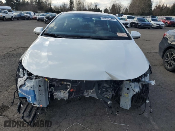 2023 Toyota Corolla Hybrid LE with VIN JTDBDMHE3P3004590, listed as a Copart auction lot 43455145 with 8,691 mi miles and Salvage Title. Bid and sale history available at carsss.com. Image 5.