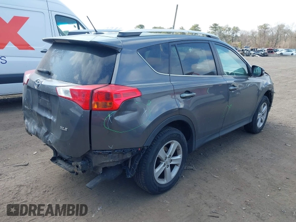 2013 Toyota RAV4 XLE with VIN 2T3RFREV0DW044175, listed as a IAAI auction lot 41708819 with 106,117 mi miles and . Bid and sale history available at carsss.com. Image 4.