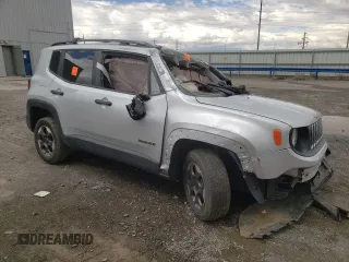 2018 Jeep Renegade Sport with VIN ZACCJBAB6JPH45904, listed as a Copart auction lot 55240505 with Not provided miles and Salvage title. Bid and sale history available at DreamBid. Image 4.