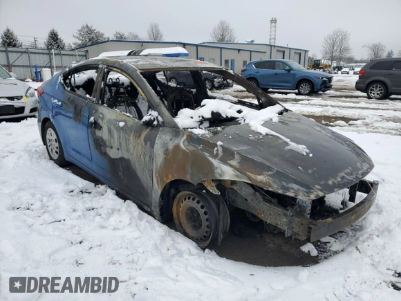 2018 Hyundai Elantra with VIN N0V1N44025955, listed as a Copart auction lot 44025955 with Not provided miles and Non repairable. Bid and sale history available at DreamBid. Image 4.