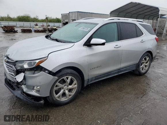 2018 Chevrolet Equinox Premier with VIN 2GNAXMEV7J6189113, listed as a Copart auction lot 47690725 with 115,384 mi miles and Salvage Title. Bid and sale history available at carsss.com. Image 1.
