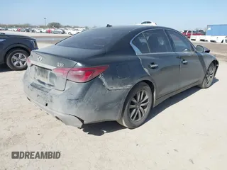 2018 Infiniti Q50 2.0t LUXE with VIN JN1CV7AR0JM280228, listed as a IAAI auction lot 41675002 with 203,946 mi miles. Bid and sale history available at carsss.com. Image 4.