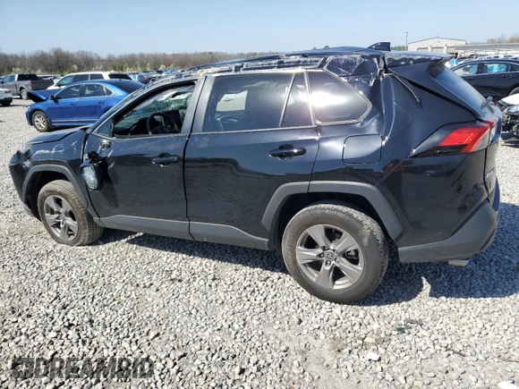 2024 Toyota RAV4 XLE with VIN 2T3P1RFV9RC399858, listed as a Copart auction lot 48606405 with 22,669 mi miles and Salvage Title. Bid and sale history available at carsss.com. Image 2.
