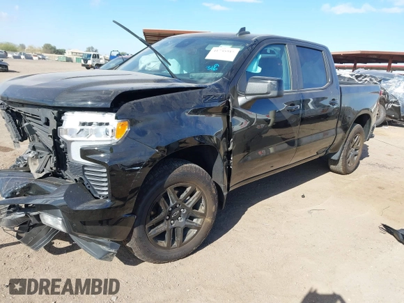 2023 Chevrolet Silverado 1500 RST with VIN 2GCUDEED9P1139850, listed as a IAAI auction lot 41735915 with 25,229 mi miles. Bid and sale history available at carsss.com. Image 17.
