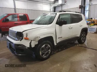 2017 Jeep Renegade Sport z VIN ZACCJBAB2HPE54651, wystawiony jako Copart lot #89297745 z przebiegiem 73 322 mil mil oraz Szkoda całkowita • Salvage title. Historia ofert i sprzedaży dostępna na DreamBid. Obrazek 1.