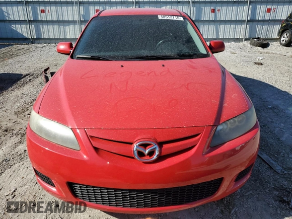 2007 Mazda 6 i Sport VE with VIN 1YVHP84C475M12561, listed as a Copart auction lot 48512715 with 147,549 mi miles and Salvage Title. Bid and sale history available at DreamBid. Image 5.