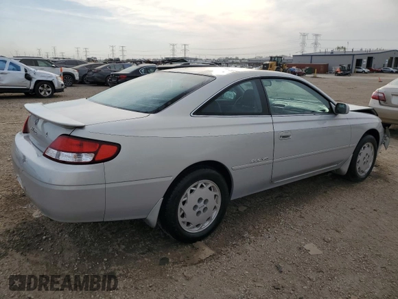 2001 Toyota Solara SE with VIN 2T1CF28P81C474651, listed as a Copart auction lot 75638934 with 141,474 mi miles and Salvage Title. Bid and sale history available at carsss.com. Image 3.