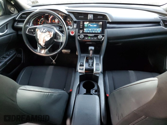 2019 Honda Civic Sport with VIN 2HGFC2F84KH507235, listed as a Copart auction lot 82616034 with 95,751 mi miles and Salvage title. Bid and sale history available at DreamBid. Image 8.
