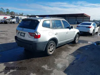 2004 BMW X3 2.5i with VIN WBXPA73444WC40518, listed as a IAAI auction lot 41385961 with 218,139 mi miles. Bid and sale history available at carsss.com. Image 4.