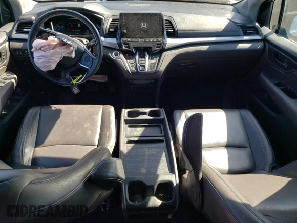 2018 Honda Odyssey EX-L with VIN 5FNRL6H78JB003220, listed as a Copart auction lot 48493355 with 127,807 mi miles and Salvage Title. Bid and sale history available at carsss.com. Image 8.