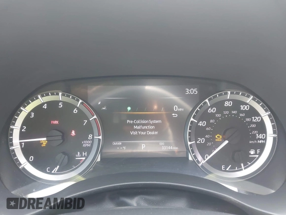 2023 Toyota Highlander L with VIN 5TDKDRAHXPS016140, listed as a IAAI auction lot 42275211 with 33,144 mi miles and . Bid and sale history available at DreamBid. Image 7.