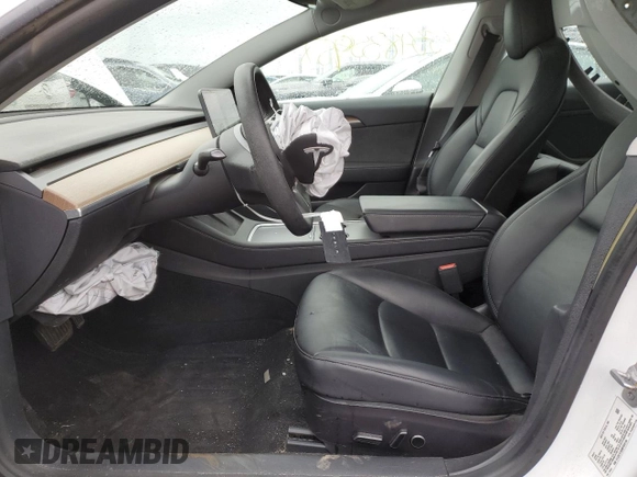2021 Tesla Model 3 Standard Range Plus z VIN 5YJ3E1EA6MF059194, wystawiony jako Copart lot #53483595 z przebiegiem 22 072 mil mil oraz Szkody całkowita. Historia ofert i sprzedaży dostępna na DreamBid. Obrazek 7.