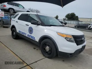 2013 Ford Utility Police Interceptor with VIN 1FM5K7AR5DGC92582, listed as a Copart auction lot 45732165 with 184,194 mi miles and Clean Title. Bid and sale history available at carsss.com. Image 4.