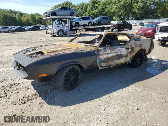 1971 Ford Mustang z VIN 1F05M102671, wystawiony jako Copart lot #73113844 z przebiegiem Nie podano mil oraz Nie do naprawy • Non repairable. Historia ofert i sprzedaży dostępna na DreamBid. Obrazek 1.