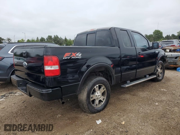 2006 Ford F-150 XLT with VIN 1FTPX14V86FA86976, listed as a Copart auction lot 65898404 with 185,563 mi miles and Salvage Title. Bid and sale history available at carsss.com. Image 3.