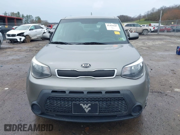 2014 Kia Soul with VIN KNDJN2A26E7106923, listed as a IAAI auction lot 41931647 with 48,411 mi miles. Bid and sale history available at carsss.com. Image 12.